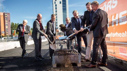 Första spadtaget för ”Technology for Health”