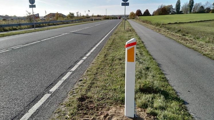Stolpe med koll