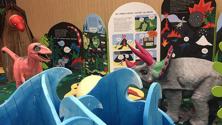 Pressvisning 6 september lekutställningen "Dino Deluxe"