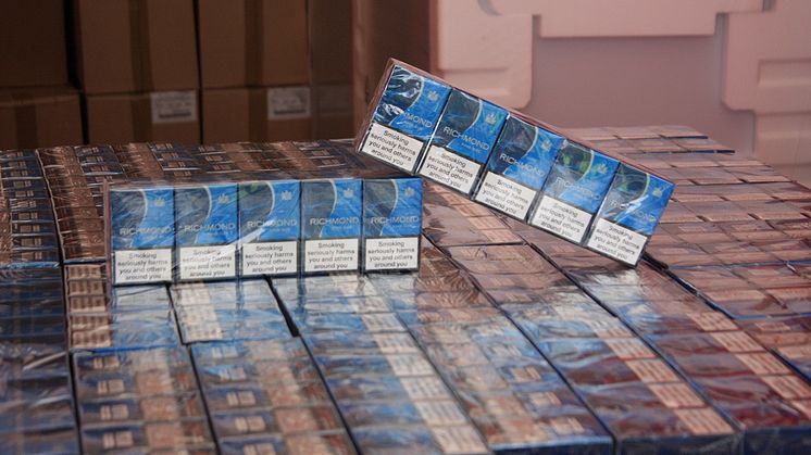 Cigarettes found in lorry trailer