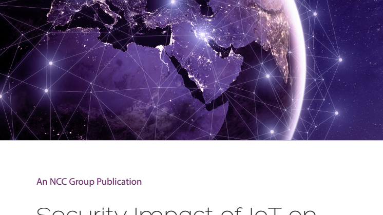 NCC Group Security impact of IOT on the enterprise whitepaper