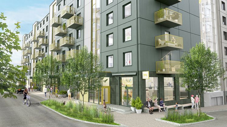 Wallenstam genomför digital visning för nybyggnationen Elisedal med 336 nya hyreslägenheter vid Ebbe Lieberathsgatan i Göteborg.