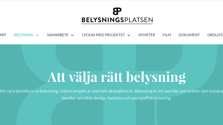 Nytt verktyg ska bidra till goda och hållbara belysningslösningar
