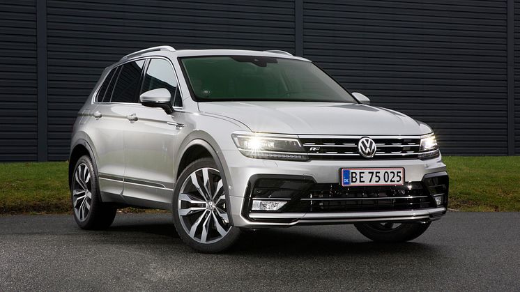 Tiguan kan nu bestilles med R-Line styling