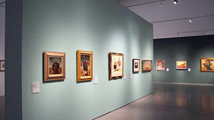 Blick in die Ausstellung "Olga Costa. Dialoge mit der mexikanischen Moderne" - Foto: Theresa Wappes