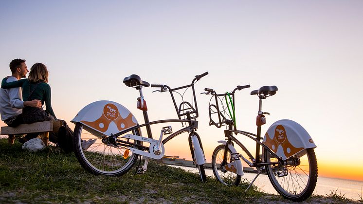 På lördag invigs 500 sköna hyrcyklar i Malmö