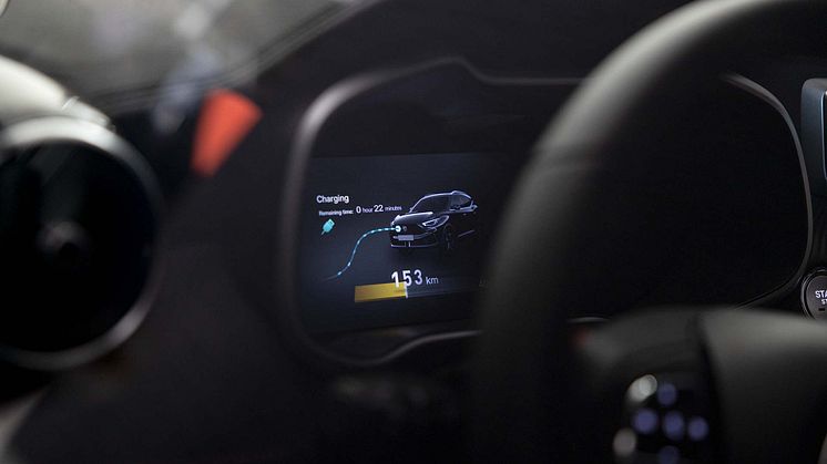 MG ZS EV - Display