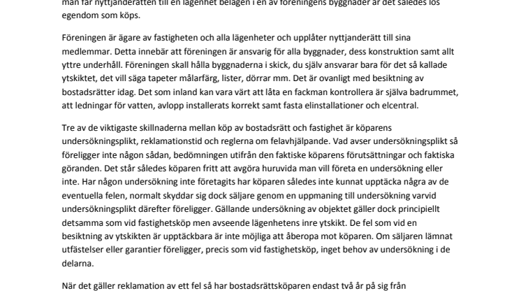 Dolda fel i bostadsrätt – såhär gör du!  