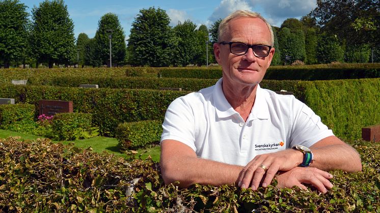 Kyrkogårdschef Lennart Andersson och hans kolleger i Halmstad ansvarar för kongressens lokala inslag. – Studiebesök tar visserligen lite tid, men ger inspiration och idéer, säger han. Foto: Mona Davidsson
