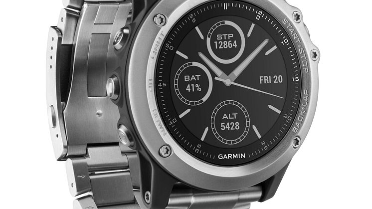 Garmin® presenterar tre nya modeller av fēnix® 3 Sapphire