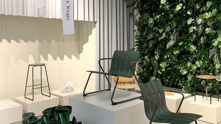 Nyt samarbejde forvandler plastikaffald fra GROHE til designermøbler