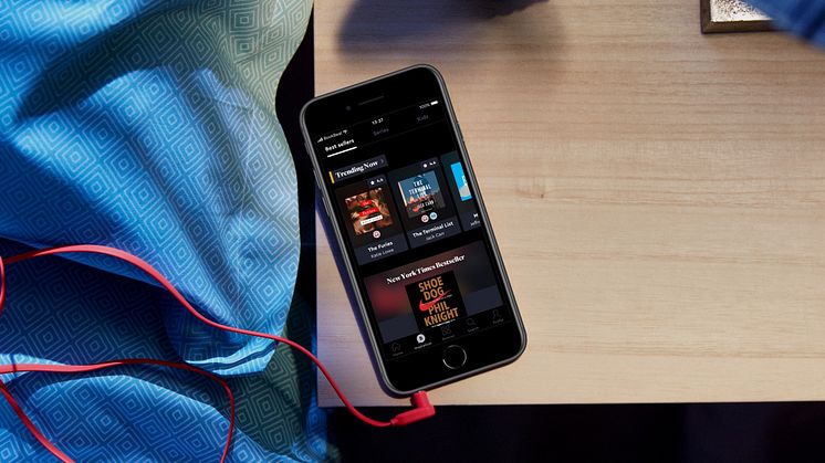 BookBeat App im Dark Mode