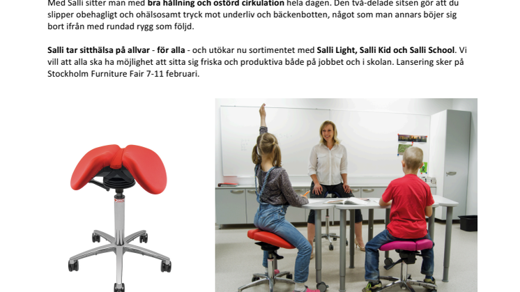Stolen som påverkar din hållning, din energi och din sinnesstämning!