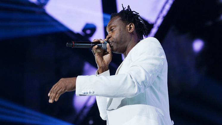 UPPTRÄDDE FÖR NORDIC CHOICE HOTELS: Dr. Alban var bland artisterna som underhåll i Globen.