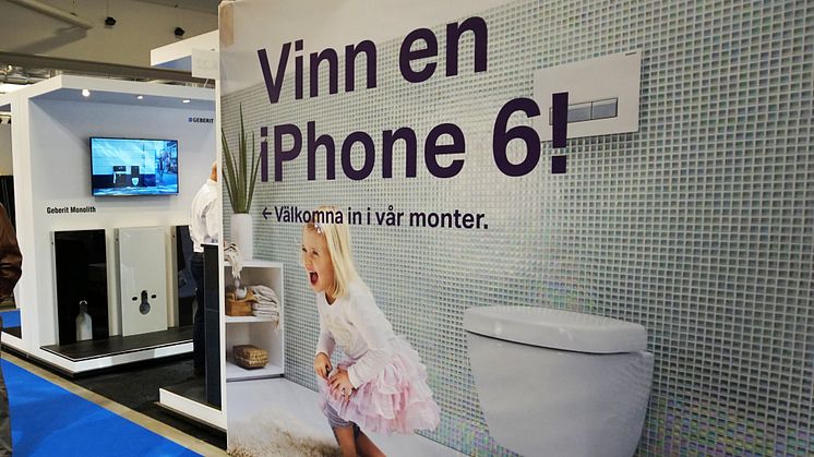 Geberit ställer ut på Stora Villamässan i Malmö den 5-8 mars.