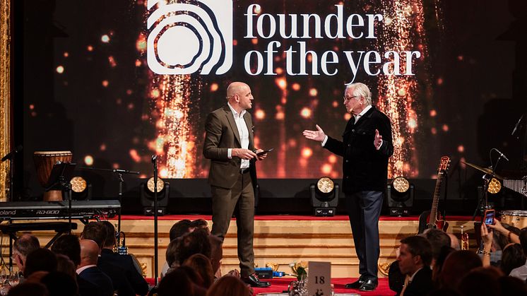 Sven Hagströmer, founder of Creades, received the Growth Rings in Gold as Founder of the Year Honorary Award for his lifelong work for entrepreneurship and social impact. Sven was awarded at the Founders Awards Gala at Grand Hôtel in Stockholm on Sep