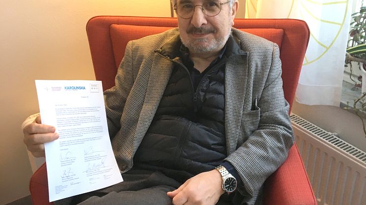 Marwan Hariz erhåller 2021-års Herbert Olivecrona Award