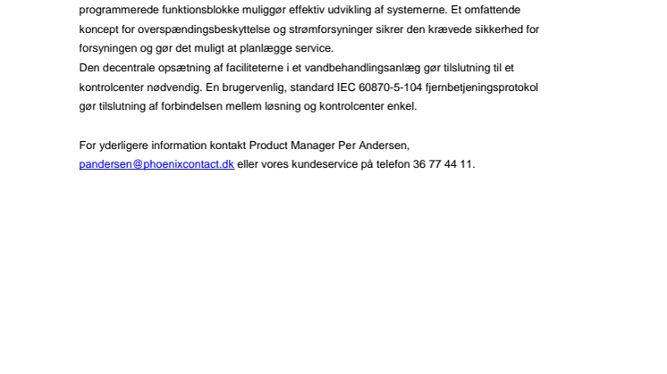 Intelligent pumpestyring til grundvand