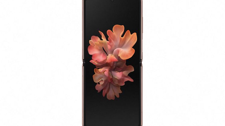07_galaxyzflip5g_mystic_bronze_unfolded_front