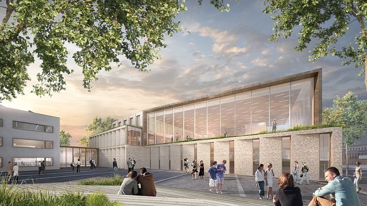FOJAB Kunskaps- & Kulturcentrum Falkenberg Bibliotek Exteriör