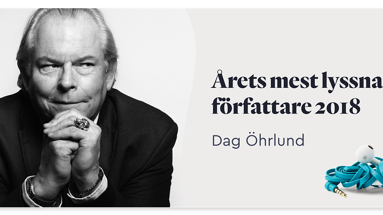 Årets mest lyssnade författare 2018 - Dag Öhrlund