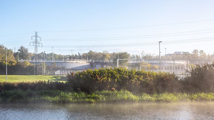 På Källby avloppsreningsverk renas idag avloppsvatten från över hundratusen människor.