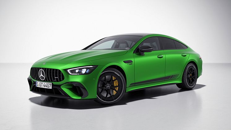 Nu är det säljstart för för laddhybriden Mercedes-AMG GT 63 S E PERFORMANCE med hela 843 hästkrafter.