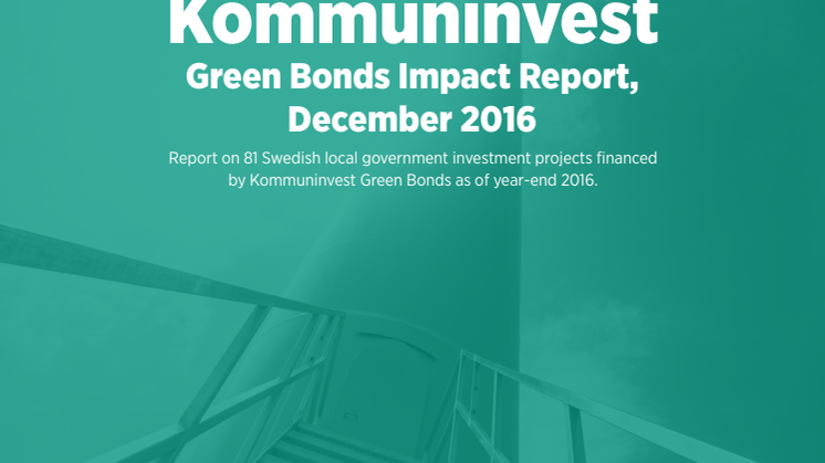 Kommuninvest Green Bonds Impact Report, dec 2017