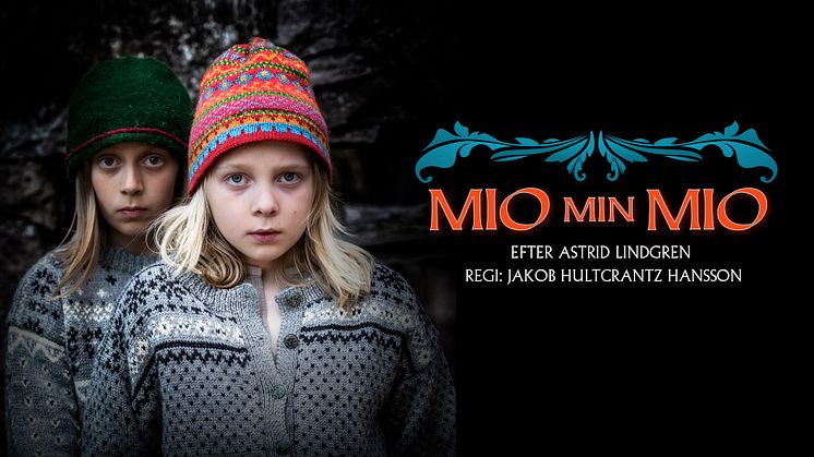 Loke Hultcrantz i rollen som Mio (längst fram) och Moses Bocker som Jum-Jum. Foto: Håkan Larsson