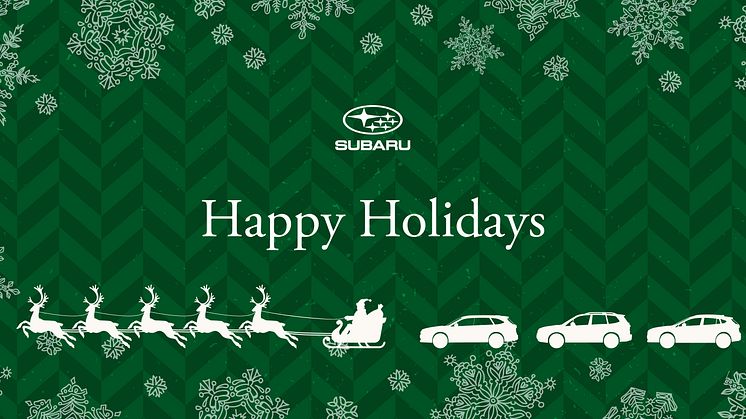 God Jul & Gott Nytt År önskar Subaru Nordic