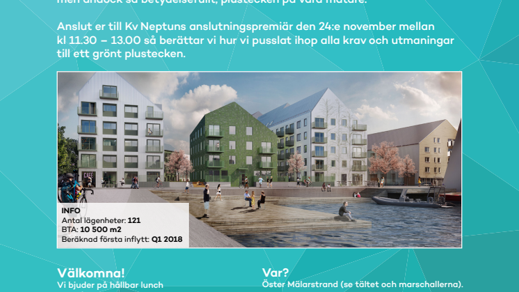 Inbjudan första anslutning - Kv Neptun
