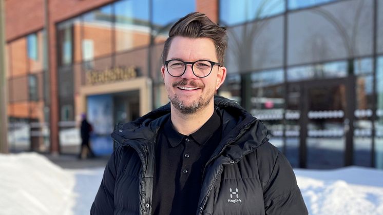 Samuel Rönnblom blir ny avdelningschef vid kultur- och fritidskontoret i Skellefteå. Foto: Mats Bergqvist