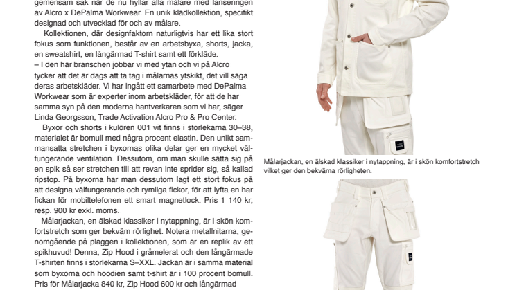 Arbetskläder för en ny generation målare!