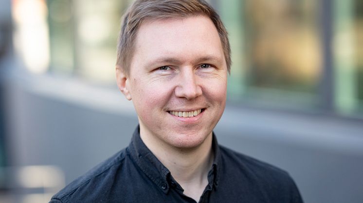 Petter Brodin, immunolog som börjat sin forskarkarriär tack vare stöd från SSMF sla leda konsortium om Covid-19. Foto: Mikael Wallerstedt