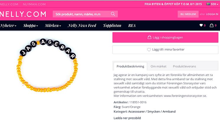 Föreningen Storasyster ingår samarbete med Nelly.com