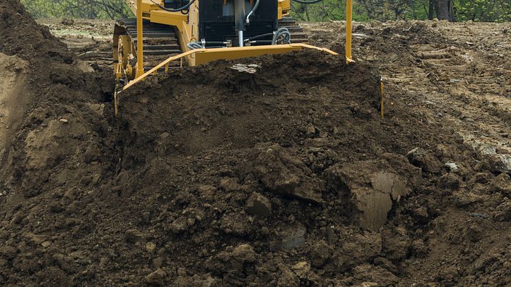 Cat D7E badschaktare i arbete-5