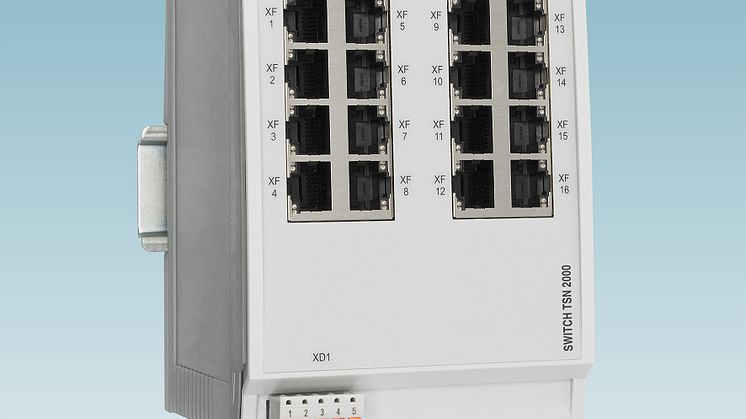 16-portars TSN Switch från Phoenix Contact