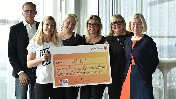 ​Varvetlöparna springer in 1,5 miljoner till välgörenhet
