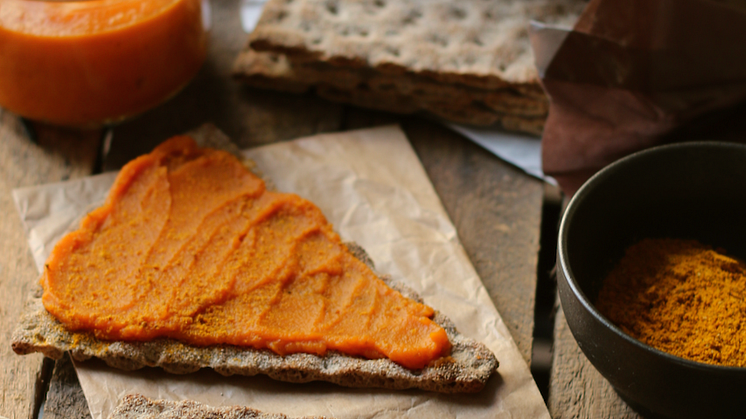 Morot och curryspread på Leksands Äpple & Kanel