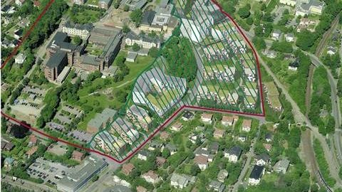 Neste ITB Brukerforum blir 24. oktober i Oslo. Da åpner Diakonhjemmet dørene, og Jon Solsrud forteller om Diakonhjemmet hage (skravert felt) som skal realiseres innen 5 år.