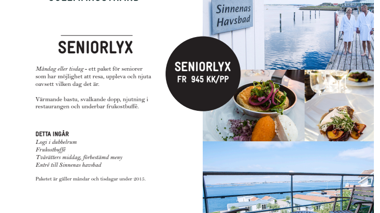 Seniorlyx 0 meter från havet i Fiskebäckskil