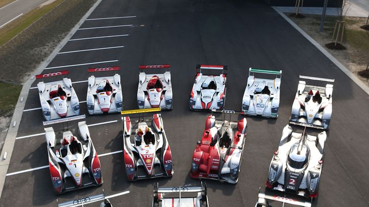 Le Mans winning Audi prototypes (2000-2014)