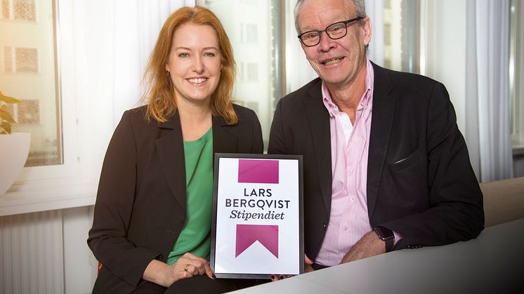 Kajsa Hessel, ordförande i Byggcheferna, och Lars Tengvall, vice ordförande i Byggcheferna
