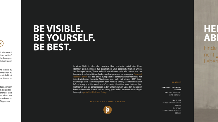 Young Starters Programm Brochure