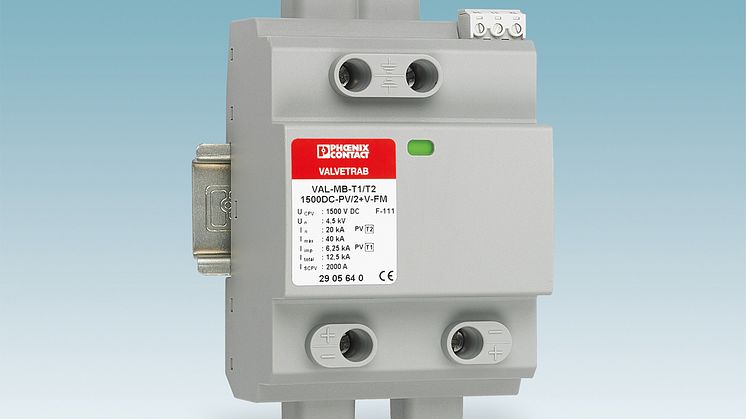 Powerful PV overvoltage protection
