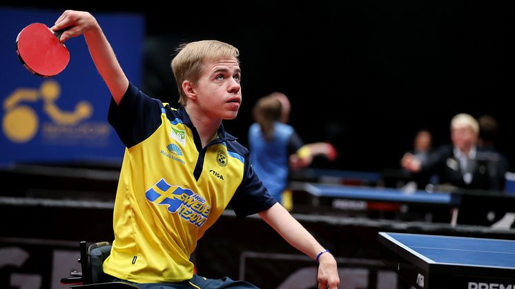 Alexander Öhgren under Para-EM i Helsingborg 2019. Foto: Parasport Sverige
