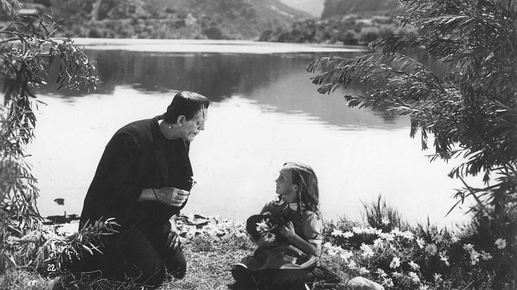 Bild från originalfilmen Frankenstein, 1931.