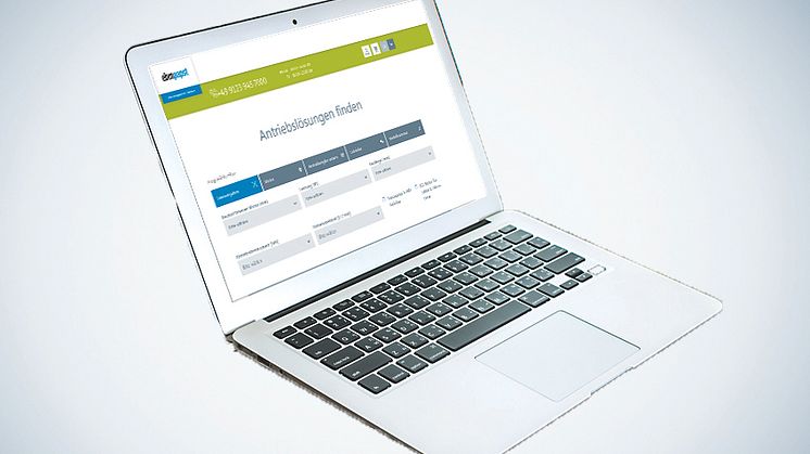 ebm-papst onlineportal för drivlösningar har fått nytt utseende och nya funktioner