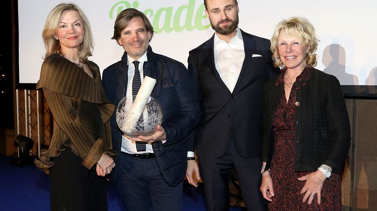 Veronika Wand-Danielsson, David Bicheron, David von Laskowski, Gîta Paterson. Fotograf Kristofer Sandberg. 