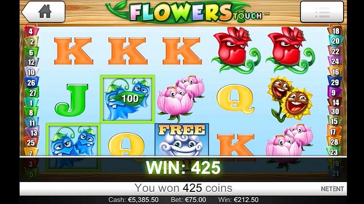 Flowers slot Ipad